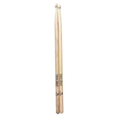 Baquetas New Beat Natural Punta De Madera, Nb-7a